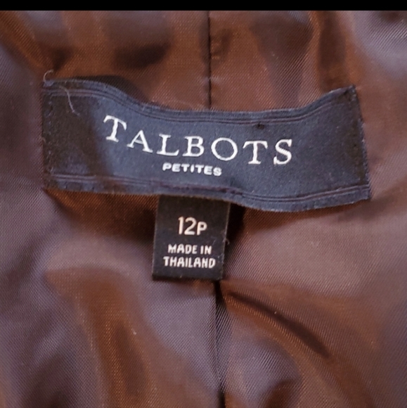 TALBOTS WOOL PLAID CHECK BLAZER 12 PETITE - Picture 14 of 14